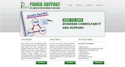 Desktop Screenshot of powersupport.com.sa